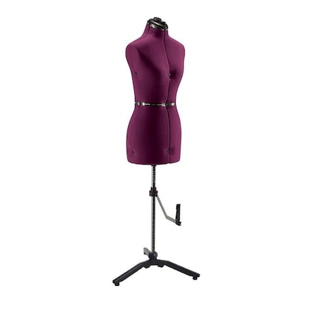 Family Dressform FAMILY DRESSFORM CS-C Family Adjustable Child-size Maroon Nylon Mannequin Dress Form CS-C